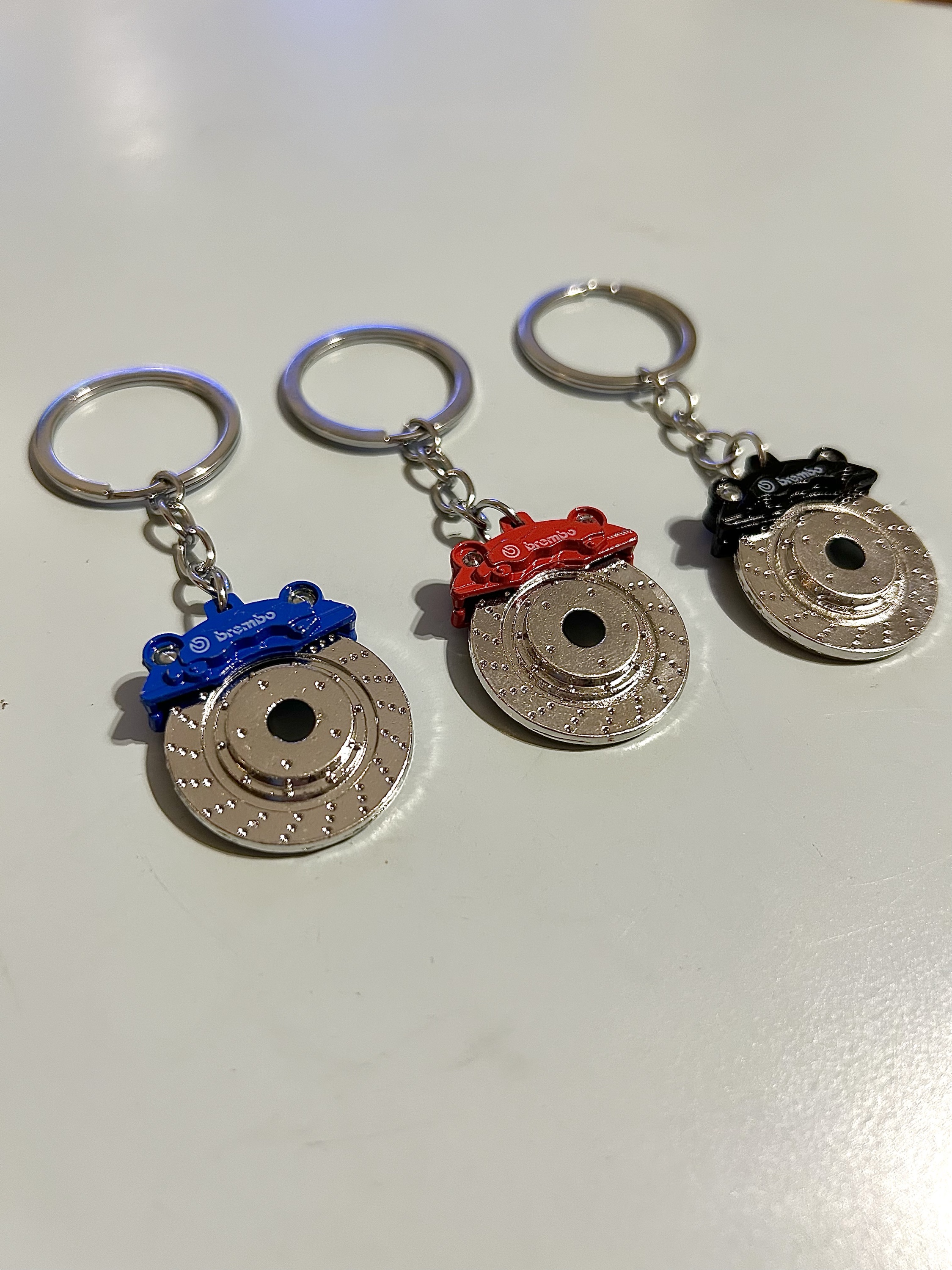 Brembo brake keychain